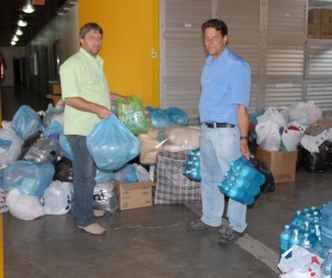 Solidariedade com vítimas do vale do Itajaí 